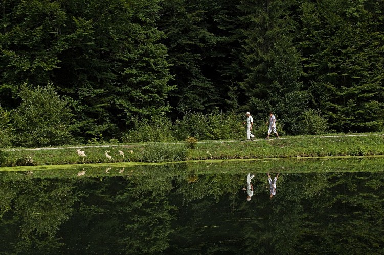 Pêche au lac de la Crossetaz