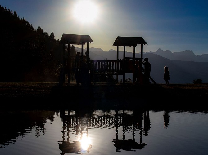 Lake of Col du Mollard