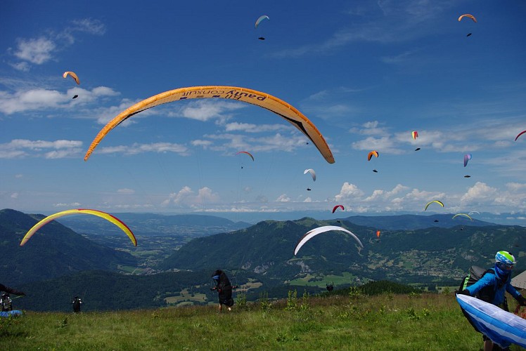 Taking off from La Platière