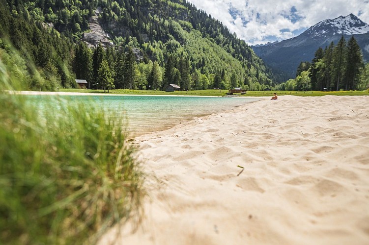 Lago balneabile di Pontet