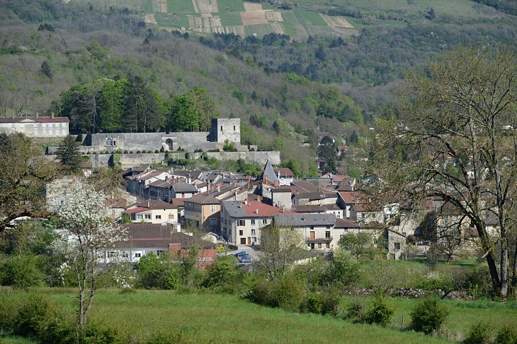 Sentier "la Colombière Neuville - Montigneux" à Poncin