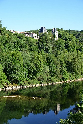 Sentier "Allement - barrage" à Poncin