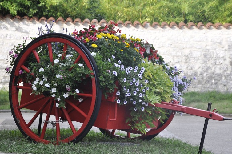 De bloemenroute van Revermont