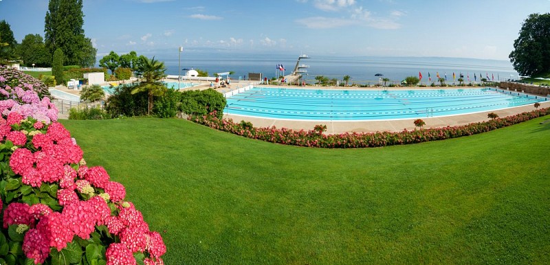 Evian swimming pool