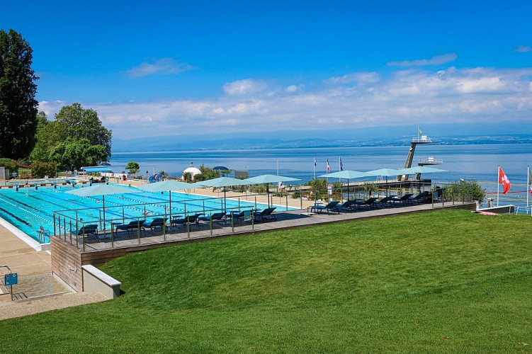 Evian swimming pool