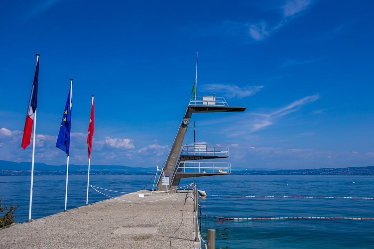 Evian swimming pool