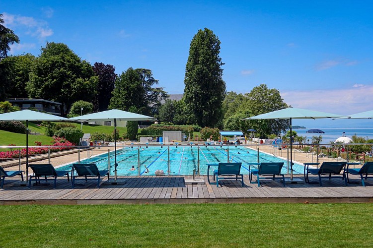 Evian swimming pool