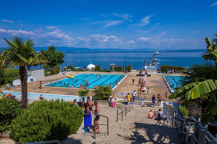 Evian swimming pool