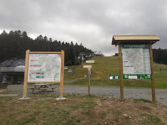 Trailstrecken Massif du Forez