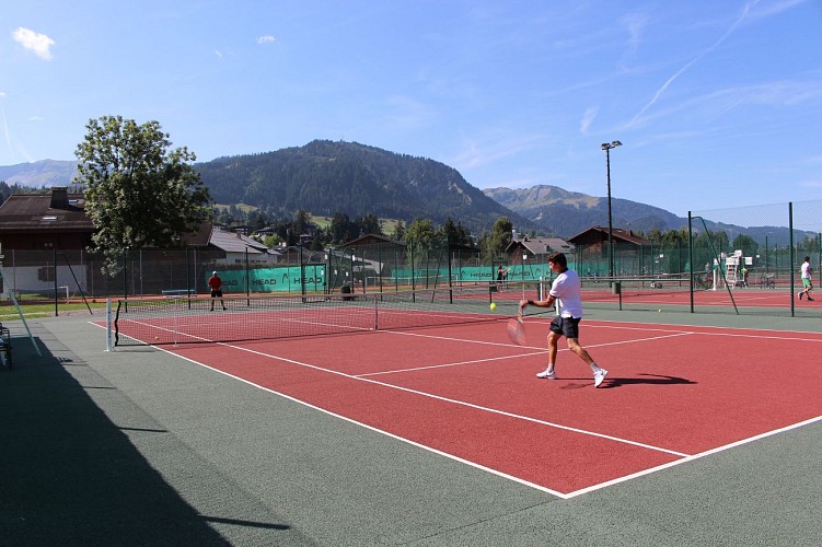 Outdoor tennis courts