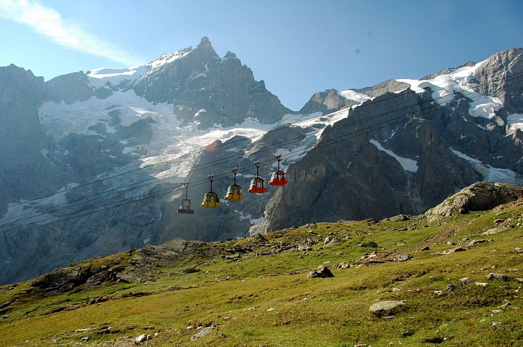 Bergbahnen von La Meije Gletscher