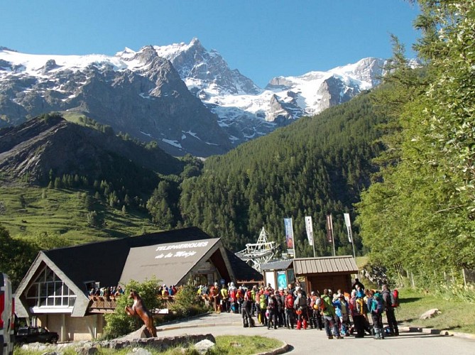 Bergbahnen von La Meije Gletscher