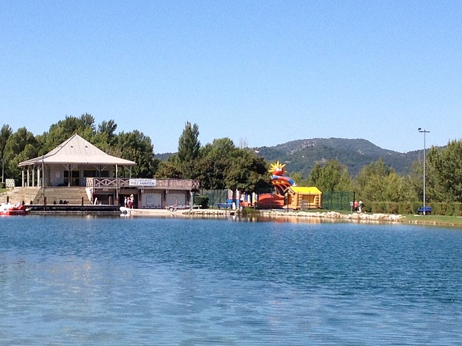 Ferréols bathing lake
