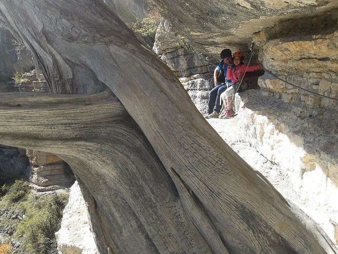 Via-ferrata des Gorges d'Agnielles (facile - AD)