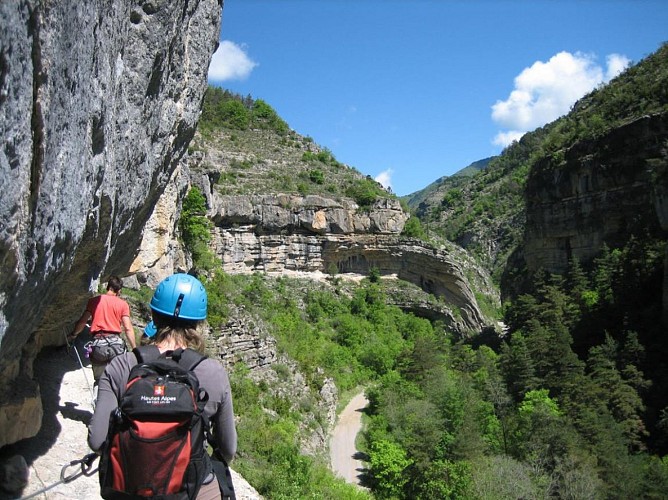 Via-ferrata des Gorges d'Agnielles (facile - AD)