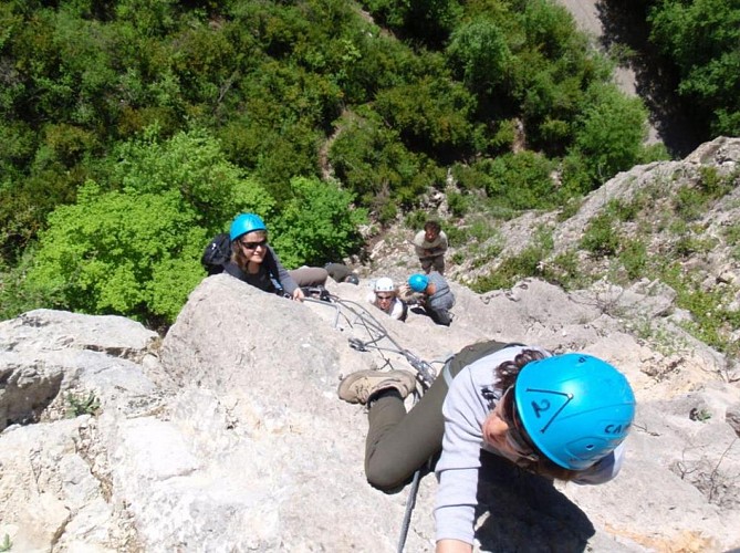 Via-ferrata des Gorges d'Agnielles (sportif)