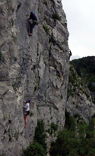 Site d'escalade des gorges d'Agnielles