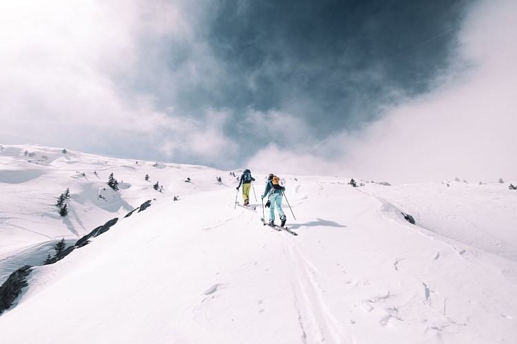 Ski touring route - Les Raîches