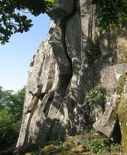 Le site d'escalade de la Peyrade