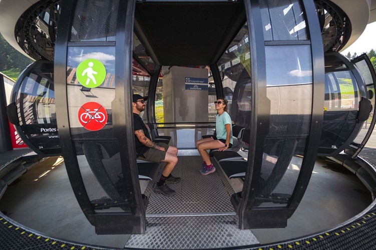 The Morgins gondola lift