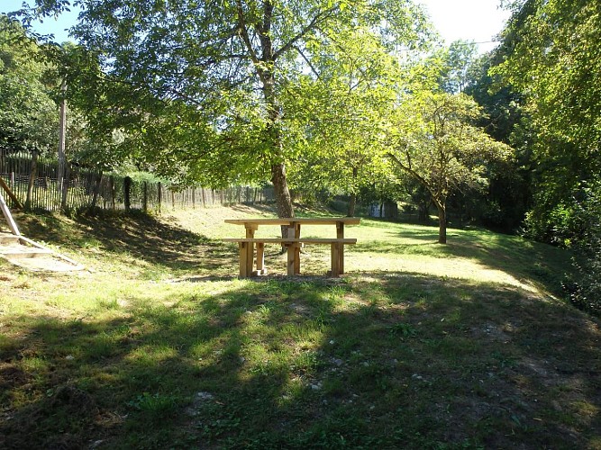 Picnic area of the mill