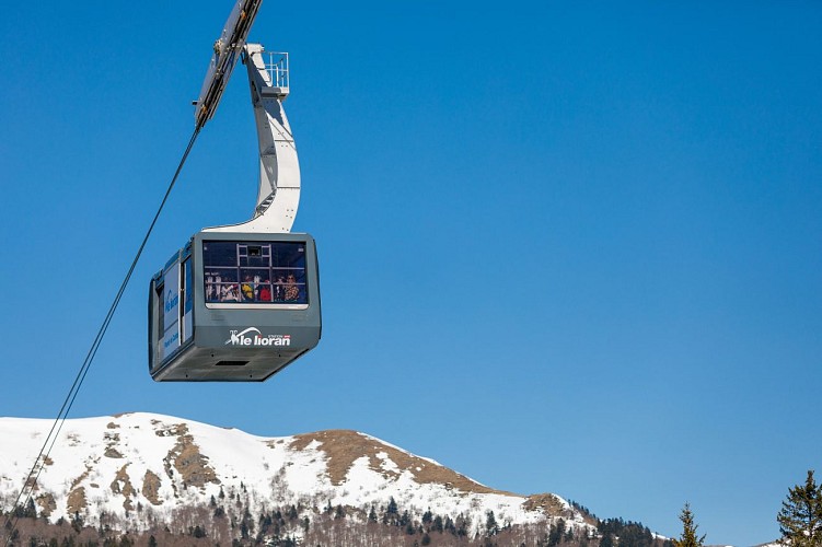 Seilbahn am Plomb du Cantal