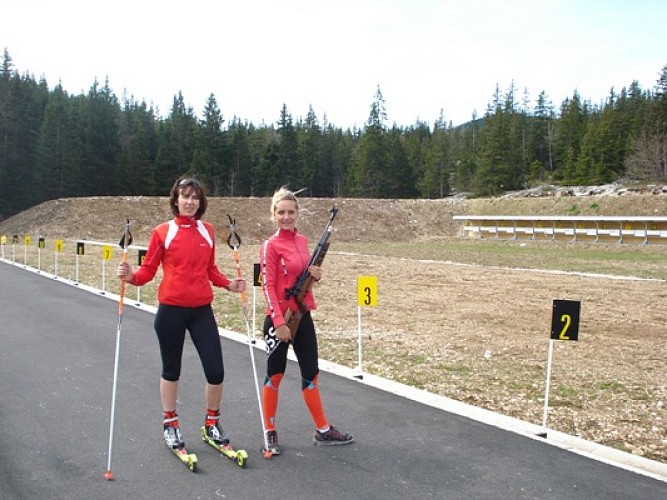 Espace biathlon ski roues du Vercors