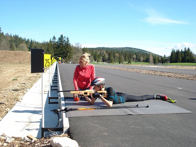Espace biathlon ski roues du Vercors