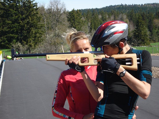 Espace biathlon ski roues du Vercors