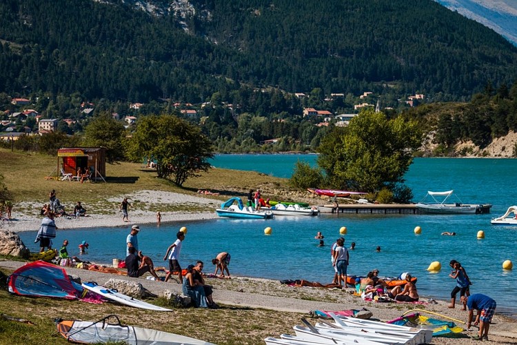 Plage du plan in Saint André les Alpes