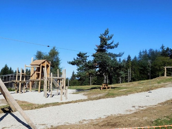 Aire de jeux au Col de la Loge