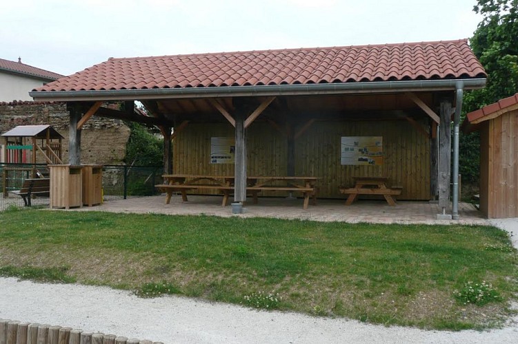 Picnic area at Le Bourg