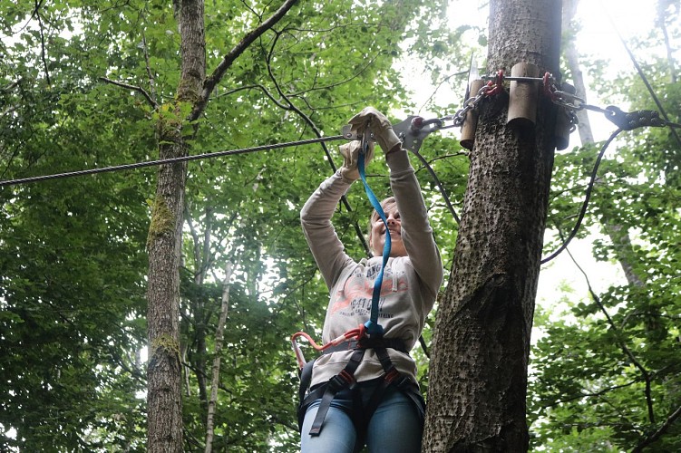 Parcours accrobranche et tyrolienne géante