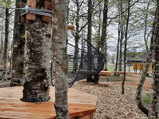 Accro-filet à la Station Alti Aigoual