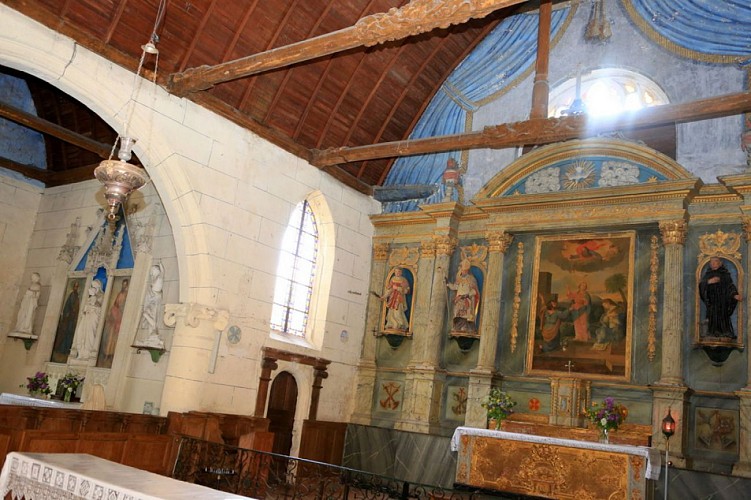 Eglise Saint Hilaire à Villiers sur Loir