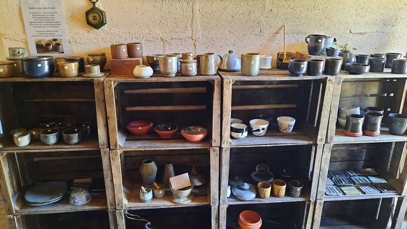 Une roulotte dans les vignes