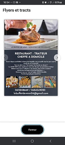 Le Bistrot de Niozelles - Le buffet de Mimi