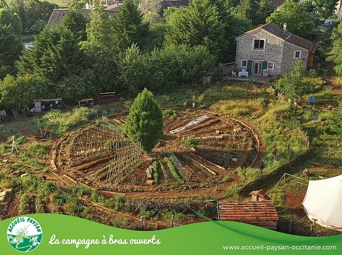 Le petit pailler - Accueil Paysan Occitanie - produits à la ferme, Camping, Table d'hôtes à Cornus