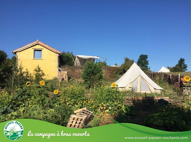 Le petit pailler - Accueil Paysan Occitanie - produits à la ferme, Camping, Table d'hôtes à Cornus