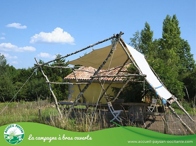 Le petit pailler - Accueil Paysan Occitanie - produits à la ferme, Camping, Table d'hôtes à Cornus