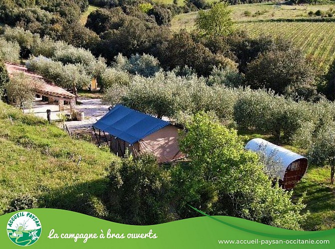 Le camping de cucugnan Aire naturelle à Cucugnan