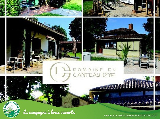 Domaine du canteau d'yf Gîte de séjour, Visite de ferme à Panjas