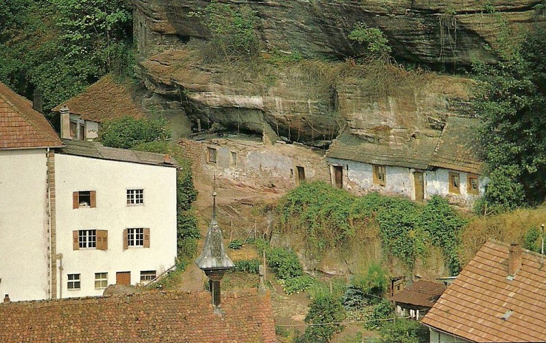 Houses in the rocks or Maison des Rochers