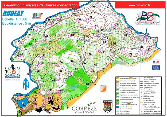 Parcours permanent d'orientation Bois de Chaleix