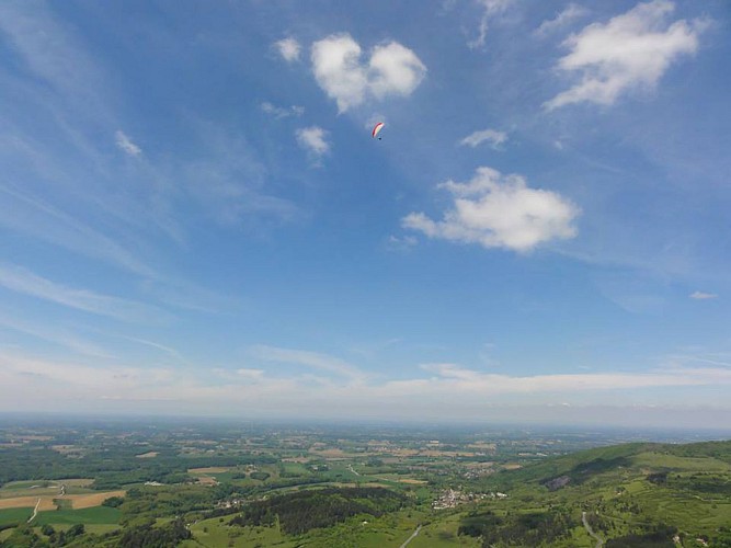 First flights in paragliding