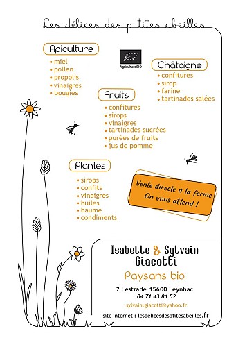 Les Délices des P'tites Abeilles - Apiculteurs