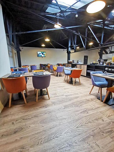 Aux Ateliers salle petits déjeuners