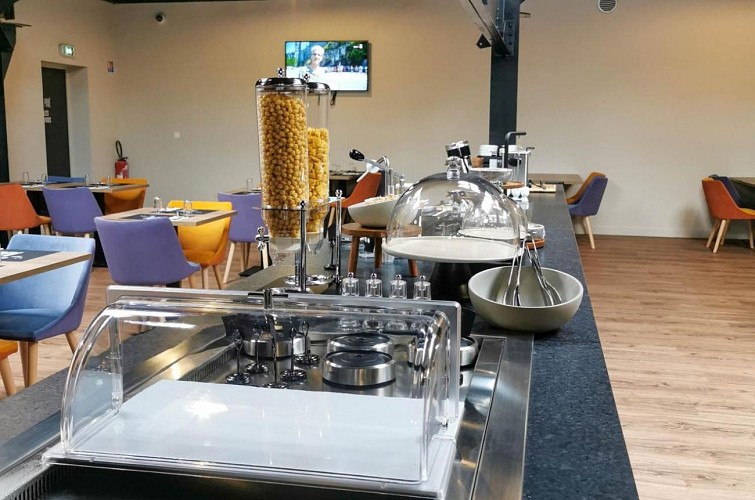 Aux Ateliers salle petits déjeuners