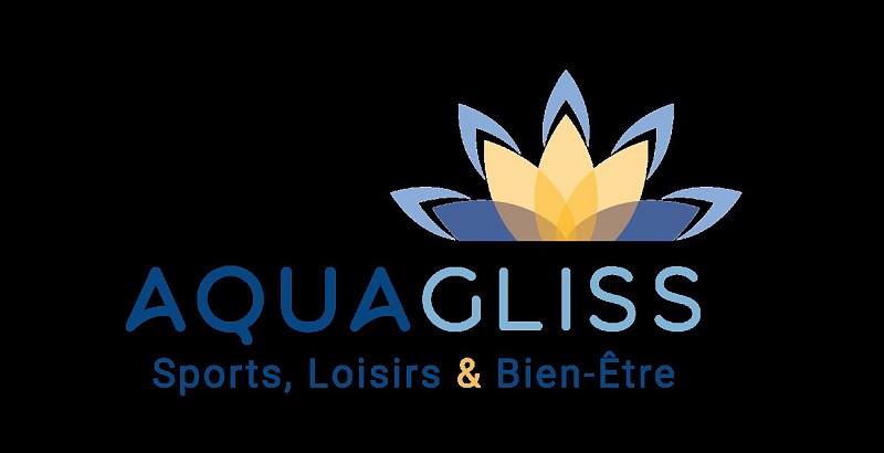 logo complexe nautique Aquagliss piscine sports loisirs bien-être sauna massages