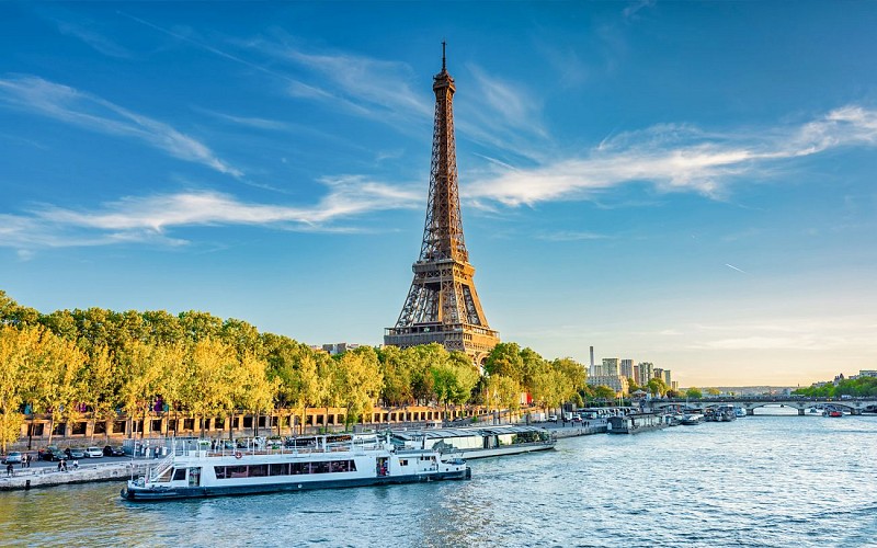 Eiffel Tower Tickets: Summit or Second Floor Access with Seine River Cruise